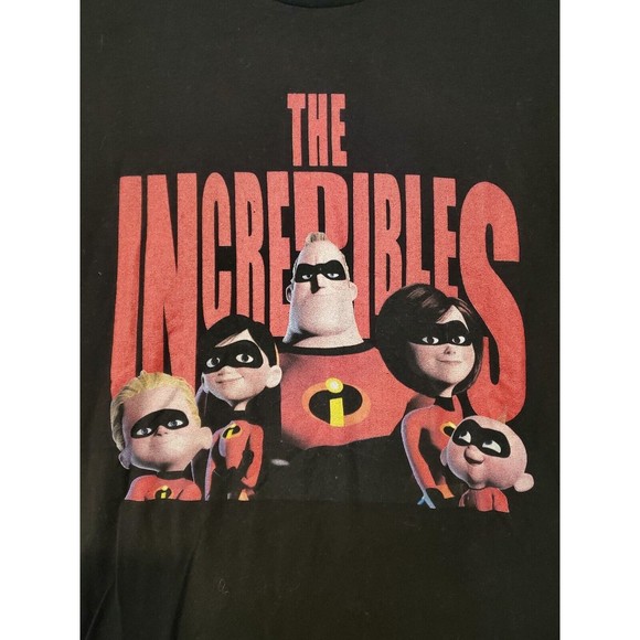 Disney Pixar The Incredibles T-Shirt Mens Sz S Short Sleeve Family Graphic Black - Picture 4 of 8